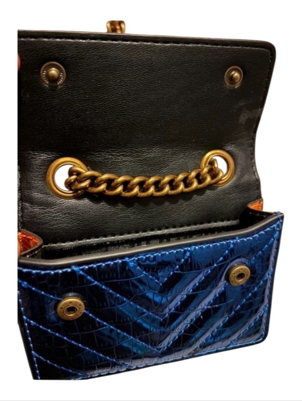 Kurt Geiger London Micro Kensington Quilted Crossbody In Box - Picture 7 of 11